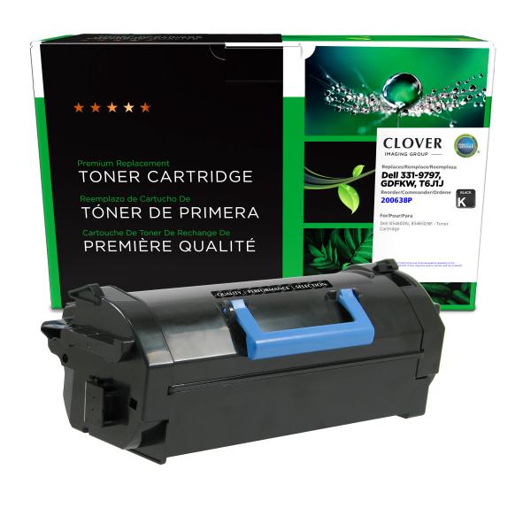 REMANUFACTURED DELL TONER CARTRIDGE  - 331-9797, GDFKW, T6J1J