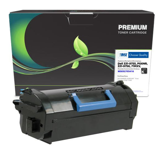 REMANUFACTURED DELL HIGH YIELD TONER CARTRIDGE  - 331-9755, PG6NR, 331-9756, 71MXV, J1X2W