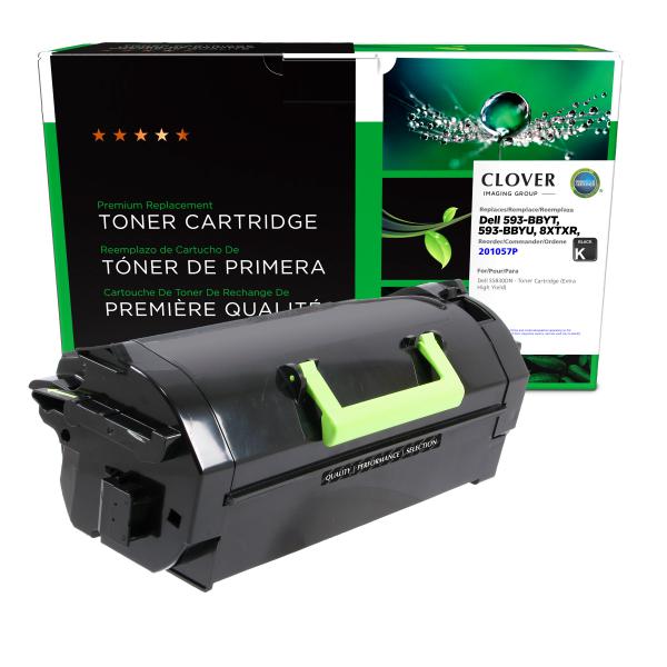 REMANUFACTURED DELL DELL E525 BLACK TONER CARTRIDGE - 593-BBJX, DPV4T, H3M8P