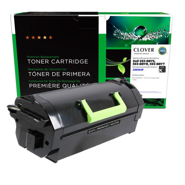 REMANUFACTURED DELL HIGH YIELD TONER CARTRIDGE  - 593-BBYS, 593-BBYR, 593-BBYT