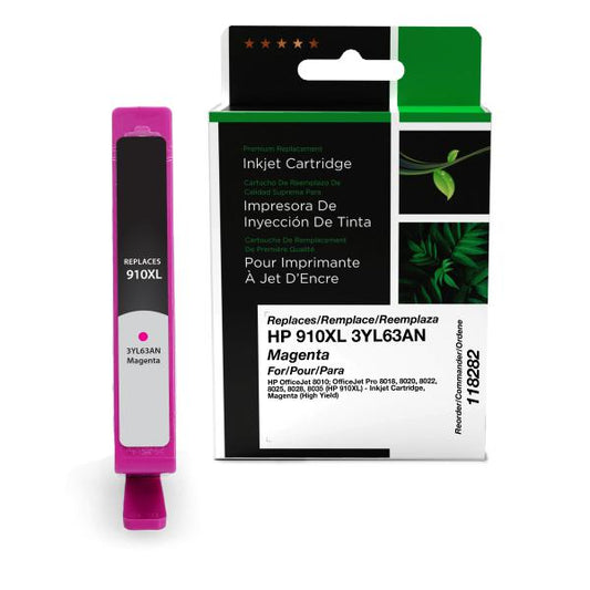 REMANUFACTURED HP HIGH YIELD MAGENTA INK CARTRIDGE  - 3YL63AN