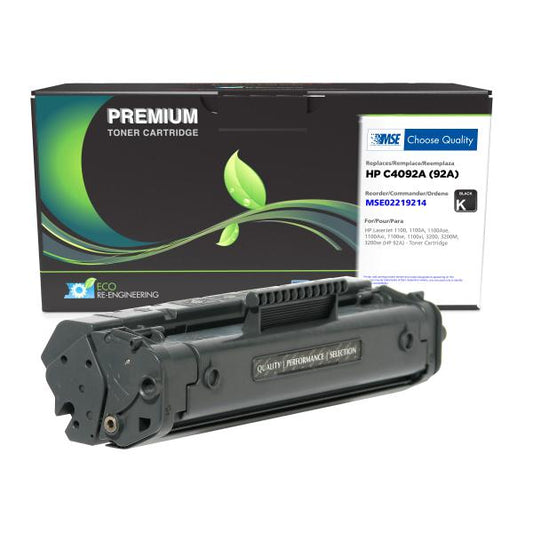 MSE REMANUFACTURED HP TONER CARTRIDGE  - C4092A