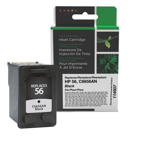 REMANUFACTURED HP BLACK INK CARTRIDGE  - C6656AN