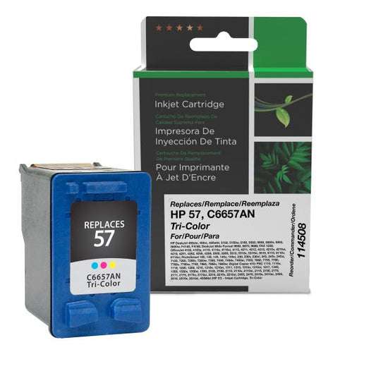 REMANUFACTURED HP TRI-COLOR INK CARTRIDGE  - C6657AN