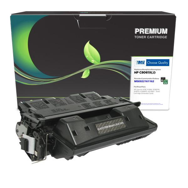 MSE REMANUFACTURED HP EXTENDED YIELD TONER CARTRIDGE  - C8061X(J)