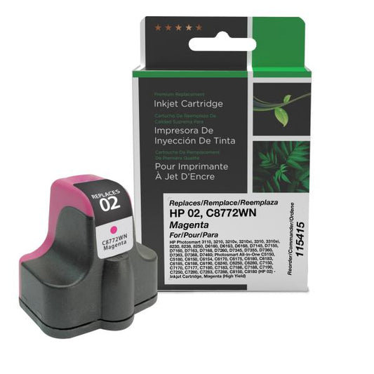 REMANUFACTURED HP HIGH YIELD MAGENTA INK CARTRIDGE  - C8772WN