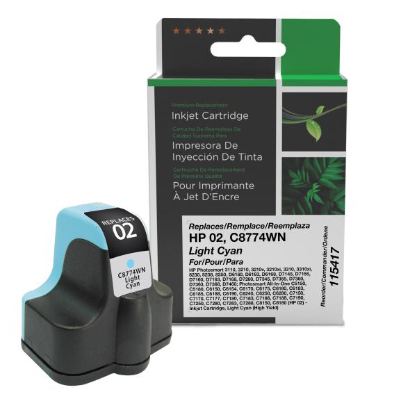 REMANUFACTURED HP HIGH YIELD LIGHT CYAN INK CARTRIDGE  - C8774WN