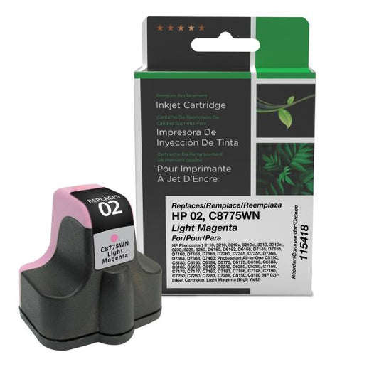 REMANUFACTURED HP HIGH YIELD LIGHT MAGENTA INK CARTRIDGE  - C8775WN