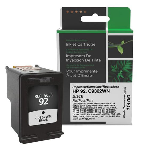 REMANUFACTURED HP BLACK INK CARTRIDGE  - C9362WN