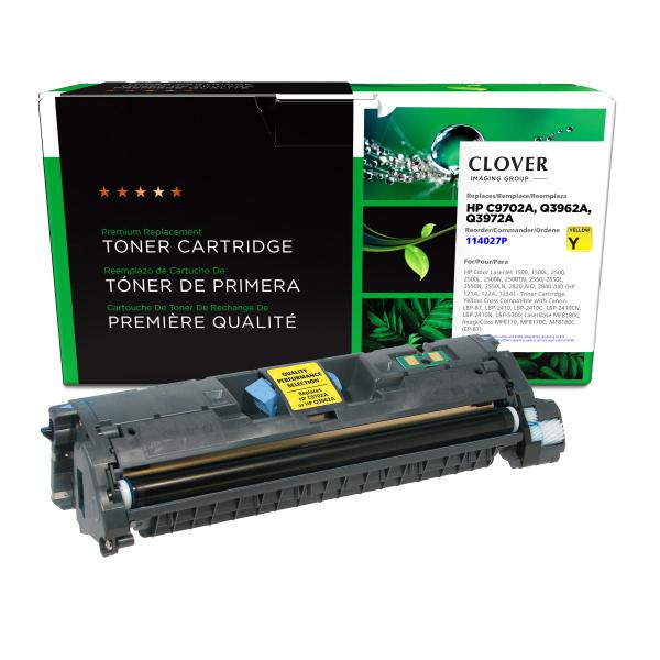 REMANUFACTURED HP YELLOW TONER CARTRIDGE  - C9702A, Q3962A, Q3972A