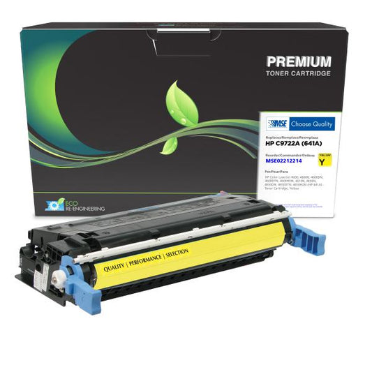 MSE REMANUFACTURED HP YELLOW TONER CARTRIDGE  - C9722A