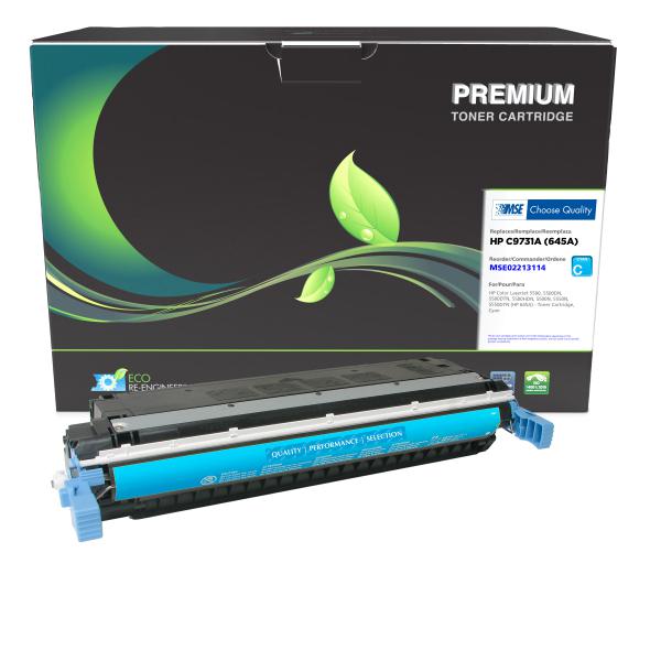 MSE REMANUFACTURED HP CYAN TONER CARTRIDGE  - C9731A