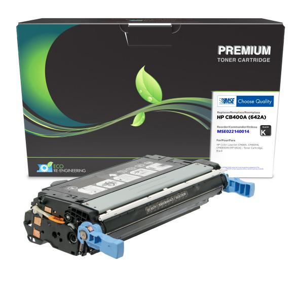 MSE REMANUFACTURED HP BLACK TONER CARTRIDGE  - CB400A