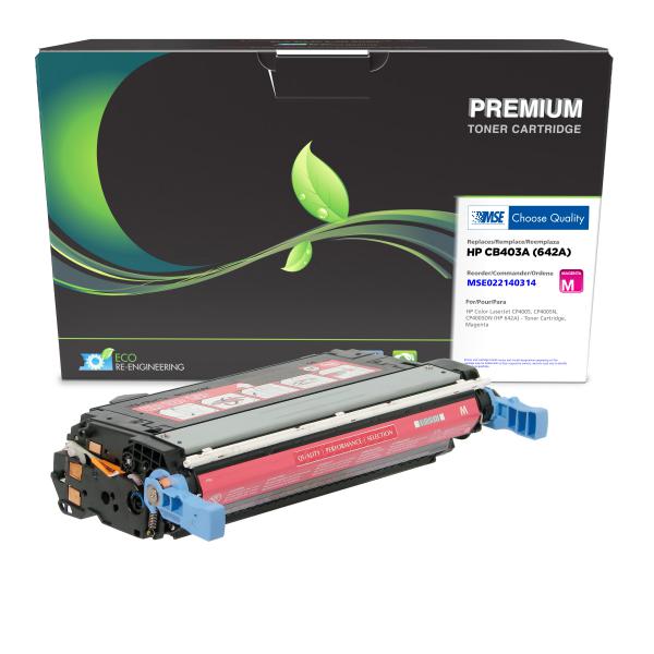 MSE REMANUFACTURED HP MAGENTA TONER CARTRIDGE  - CB403A