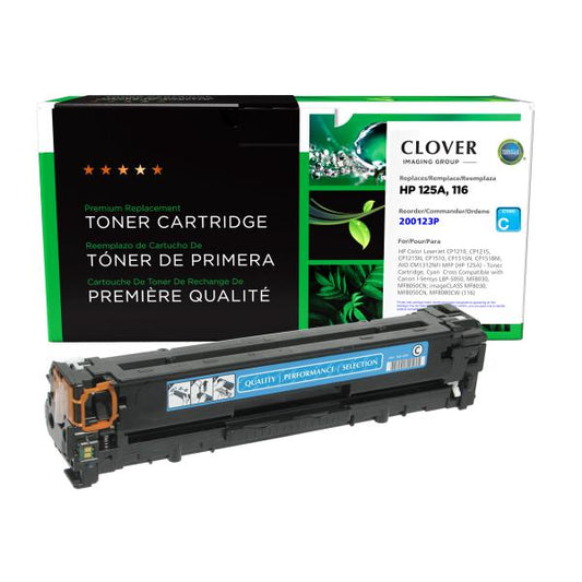 REMANUFACTURED HP CYAN TONER CARTRIDGE  - CB541A