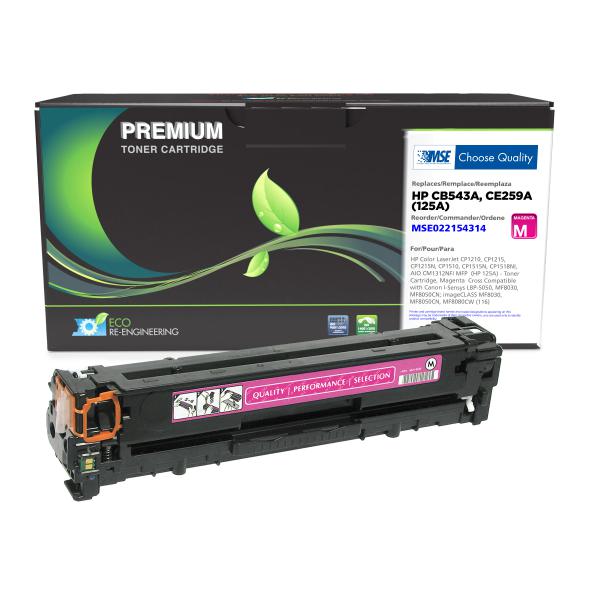 MSE REMANUFACTURED HP MAGENTA TONER CARTRIDGE  - CB543A