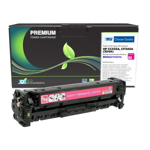 MSE REMANUFACTURED HP MAGENTA TONER CARTRIDGE  - CC533A