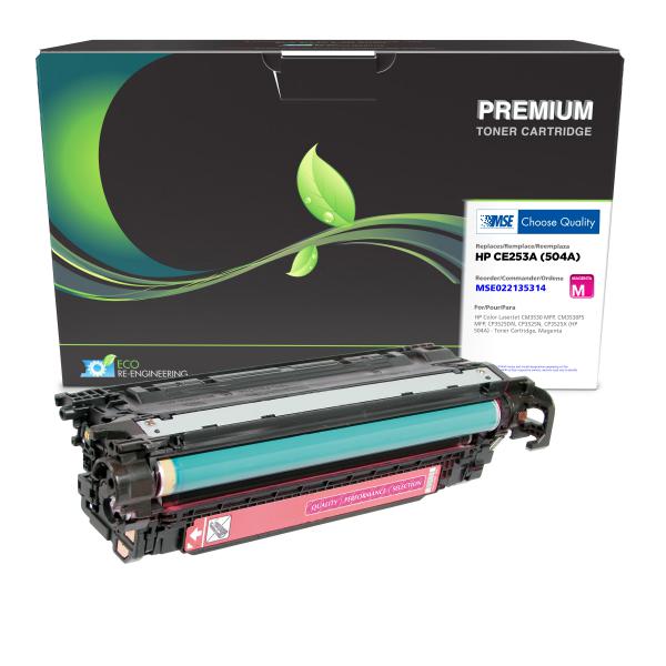 MSE REMANUFACTURED HP MAGENTA TONER CARTRIDGE  - CE253A