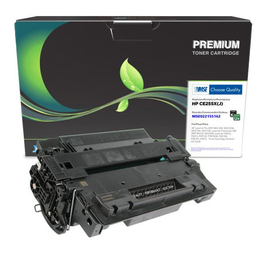 MSE REMANUFACTURED HP EXTENDED YIELD TONER CARTRIDGE  - CE255X(J)