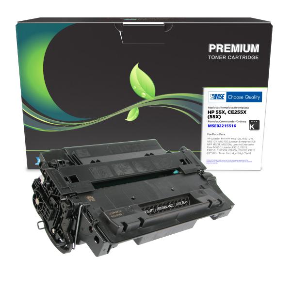 MSE REMANUFACTURED HP HIGH YIELD TONER CARTRIDGE  - CE255X