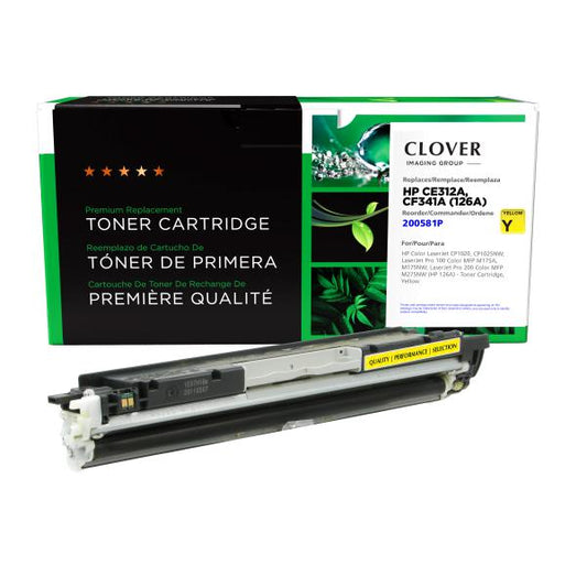 REMANUFACTURED HP YELLOW TONER CARTRIDGE  - CE312A