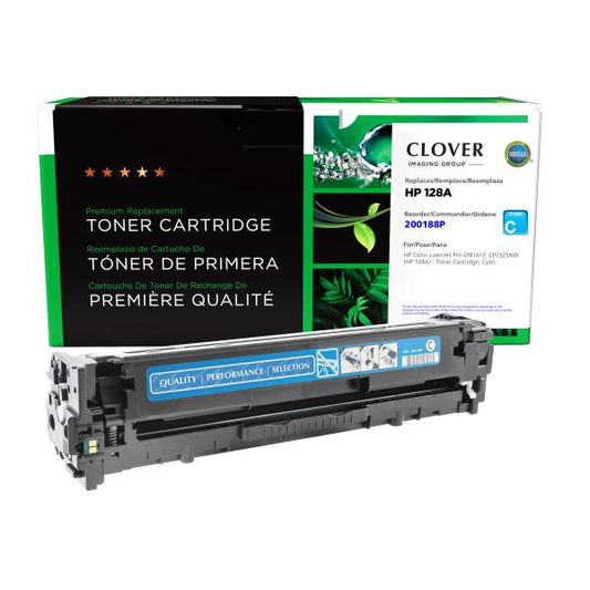 REMANUFACTURED HP CYAN TONER CARTRIDGE  - CE321A