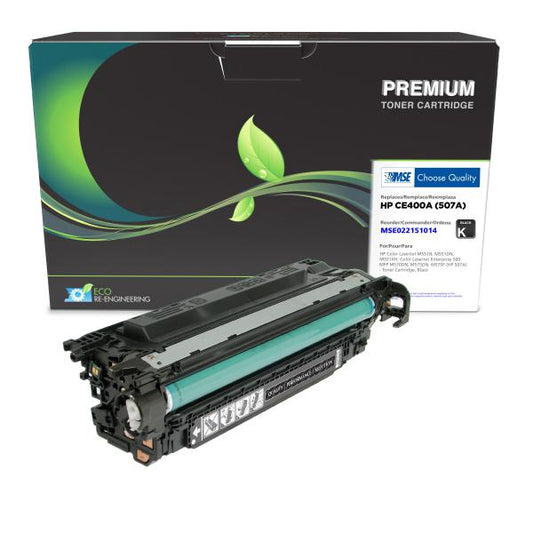 MSE REMANUFACTURED HP BLACK TONER CARTRIDGE  - CE400A