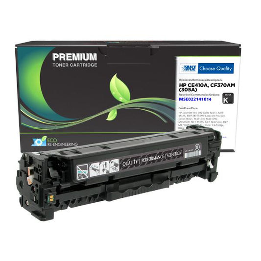 MSE REMANUFACTURED HP BLACK TONER CARTRIDGE  - CE410A