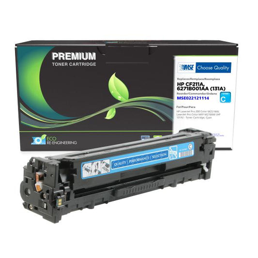 MSE REMANUFACTURED HP CYAN TONER CARTRIDGE  - CF211A