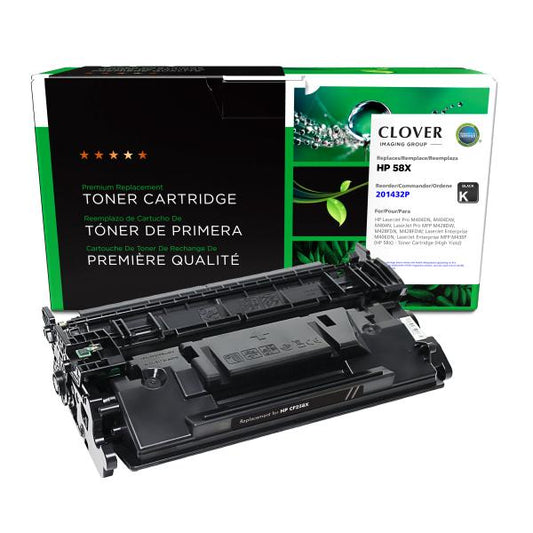 REMANUFACTURED HP HIGH YIELD TONER CARTRIDGE (NEW CHIP)  - CF258X, W9024MC