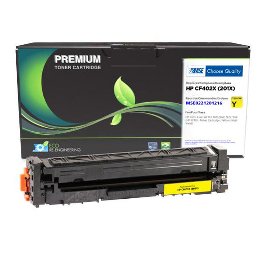 MSE REMANUFACTURED HP HIGH YIELD YELLOW TONER CARTRIDGE  - CF402X