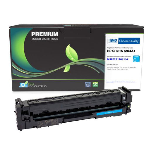 MSE REMANUFACTURED HP CYAN TONER CARTRIDGE  - CF511A