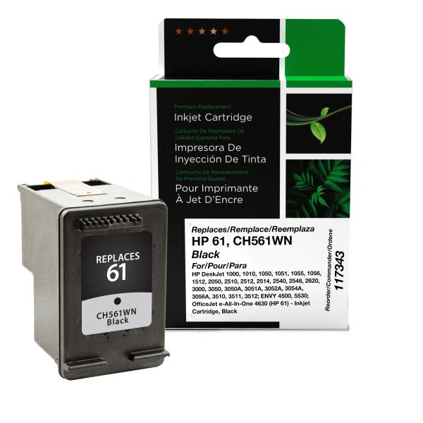 REMANUFACTURED HP BLACK INK CARTRIDGE  - CH561WN