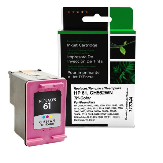 REMANUFACTURED HP TRI-COLOR INK CARTRIDGE  - CH562WN