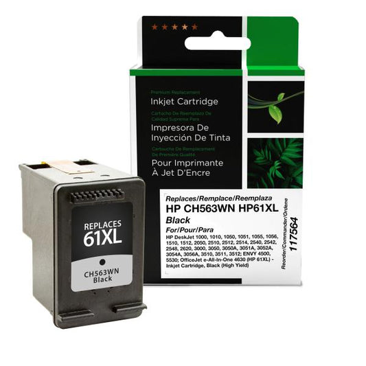 REMANUFACTURED HP HIGH YIELD BLACK INK CARTRIDGE  - CH563WN