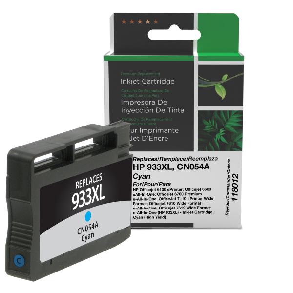 REMANUFACTURED HP HIGH YIELD CYAN INK CARTRIDGE  - CN054A