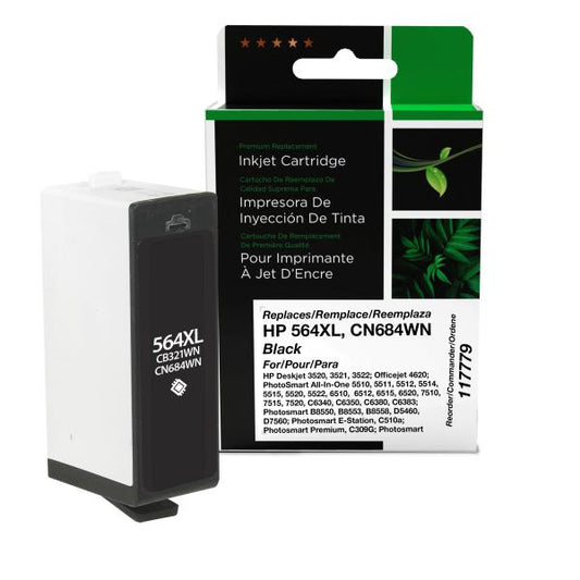 REMANUFACTURED HP HIGH YIELD BLACK INK CARTRIDGE  - CB321WN, CN684WN