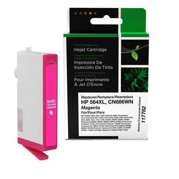 REMANUFACTURED HP HIGH YIELD MAGENTA INK CARTRIDGE  - CB324WN, CN686WN