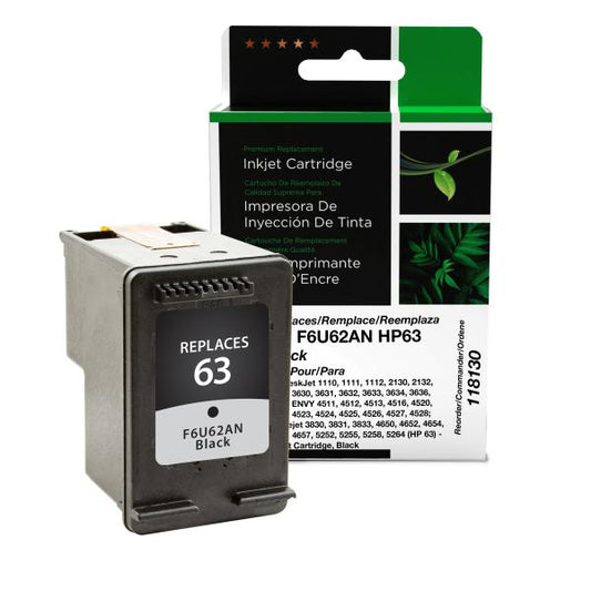 REMANUFACTURED HP BLACK INK CARTRIDGE  - F6U62AN