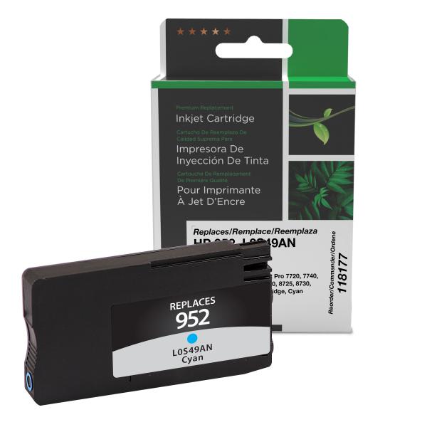 REMANUFACTURED HP CYAN INK CARTRIDGE  - L0S49AN