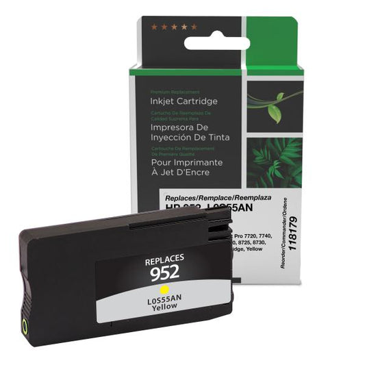 REMANUFACTURED HP YELLOW INK CARTRIDGE  - L0S55AN