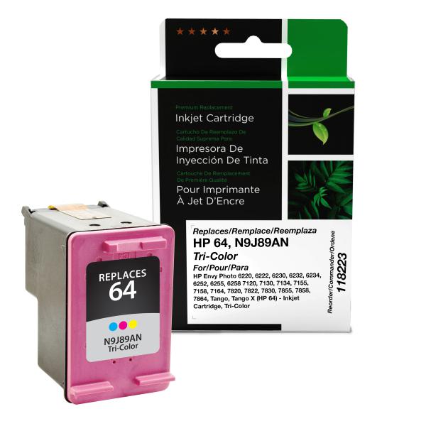 REMANUFACTURED HP TRI-COLOR INK CARTRIDGE  - N9J89AN