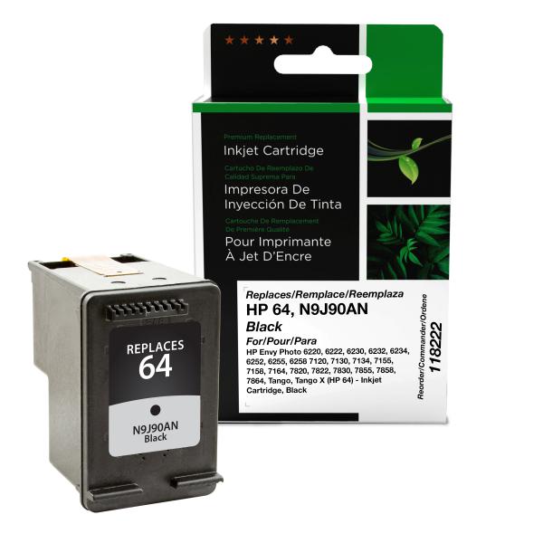 REMANUFACTURED HP BLACK INK CARTRIDGE  - N9J90AN