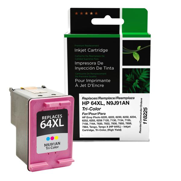 REMANUFACTURED HP HIGH YIELD TRI-COLOR INK CARTRIDGE  - N9J91AN