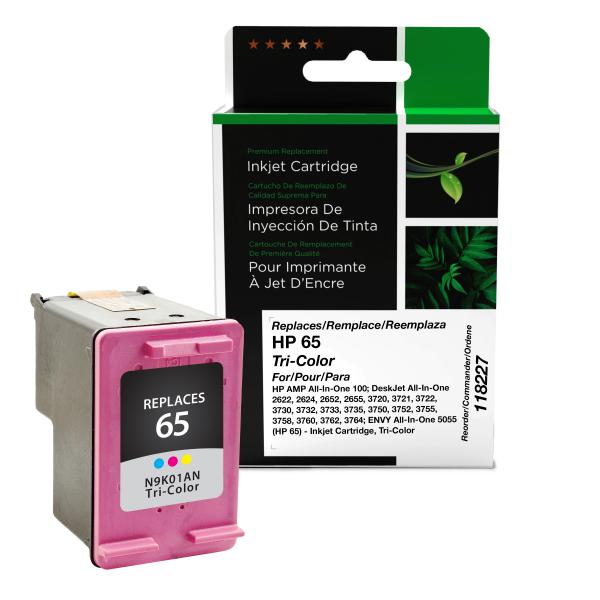 REMANUFACTURED HP TRI-COLOR INK CARTRIDGE  - N9K01AN