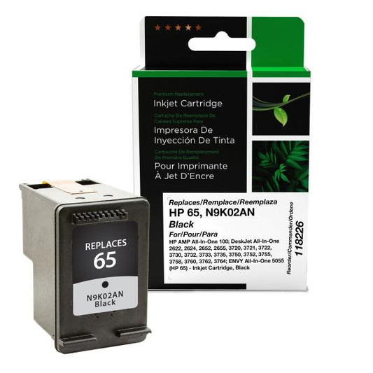 REMANUFACTURED HP BLACK INK CARTRIDGE  - N9K02AN