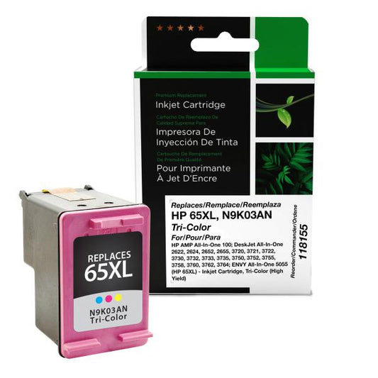 REMANUFACTURED HP HIGH YIELD TRI-COLOR INK CARTRIDGE  - N9K03AN