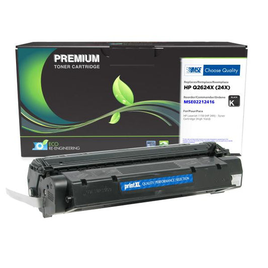 MSE REMANUFACTURED HP HIGH YIELD TONER CARTRIDGE  - Q2624X