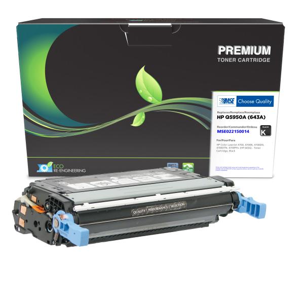 MSE REMANUFACTURED HP BLACK TONER CARTRIDGE  - Q5950A