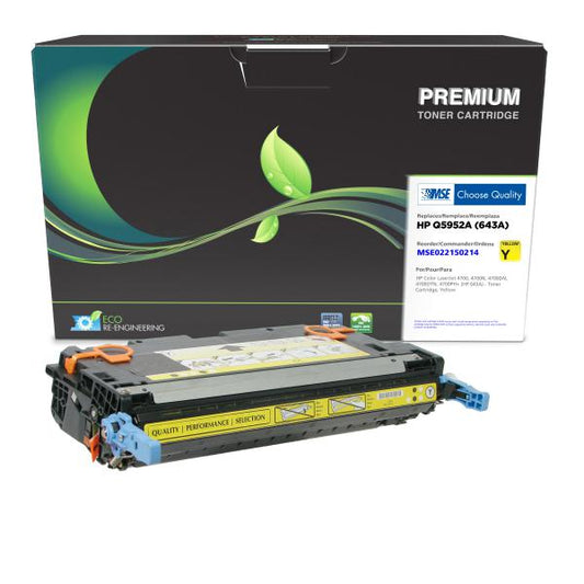 MSE REMANUFACTURED HP YELLOW TONER CARTRIDGE  - Q5952A